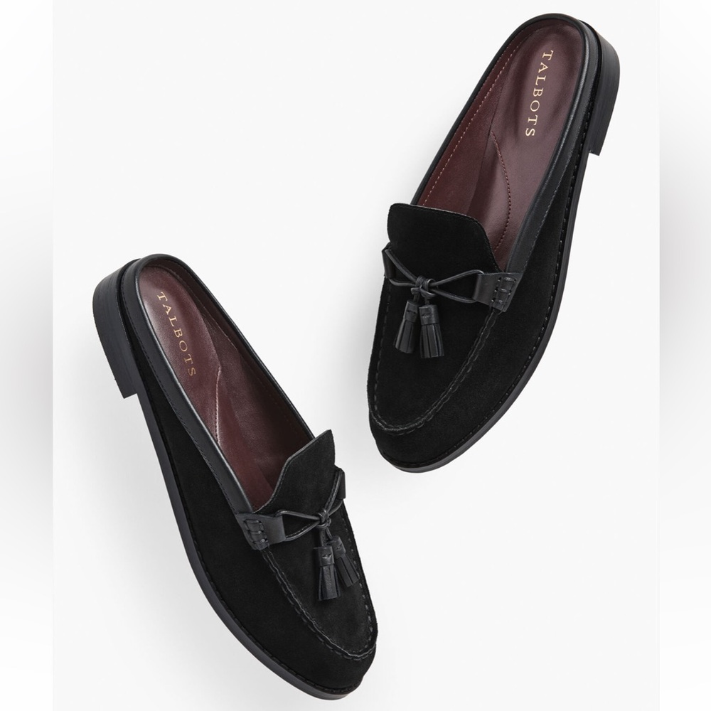 LAURA MULE LOAFERS - SUEDE size 8